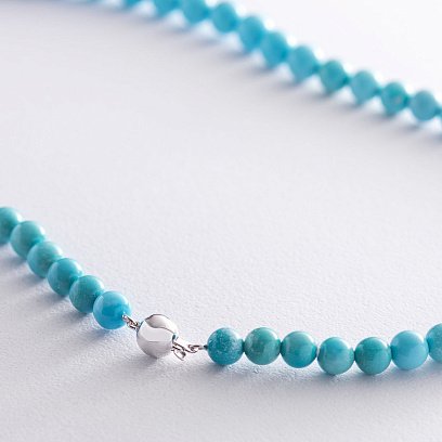 Колье с золотой вставкой (бирюза) колб0027sa №7