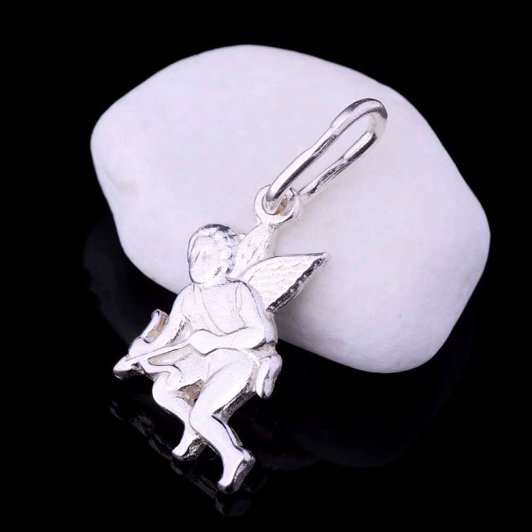 Дитяча підвіска "Амур" 131520 від ювелірного магазину Онікс - 4