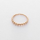 Золотое кольцо с шариками к05897 от ювелирного магазина Оникс - 2
