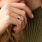 Кольцо "Love" в красном золоте к07145 от ювелирного магазина Оникс - 3