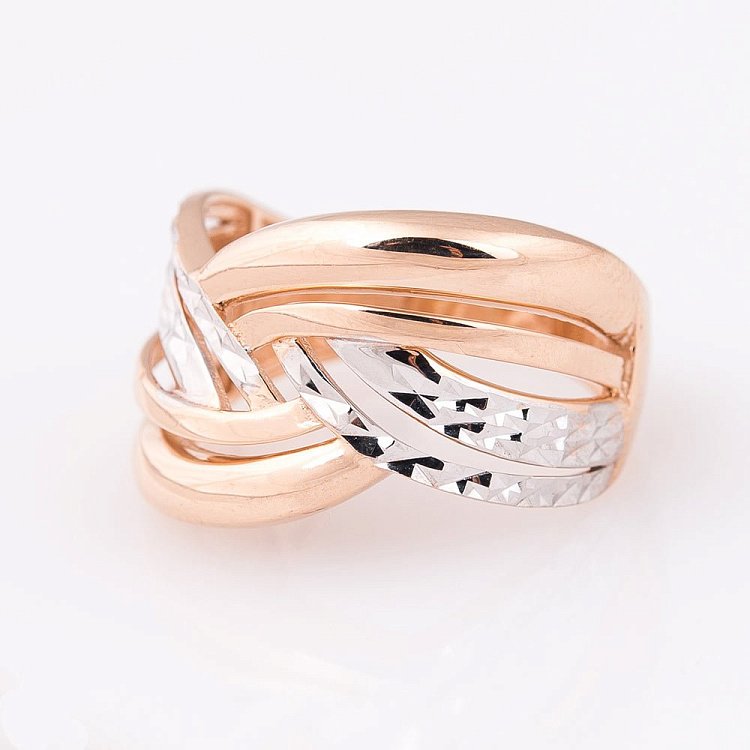 Золотое кольцо к04801 от ювелирного магазина Оникс - 2