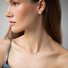 Золотое колье "Клевер" (бриллианты) колб0164ca от ювелирного магазина Оникс - 3