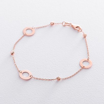 Браслет з червоного золота б04211