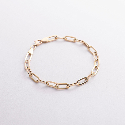 Браслет "Цепочка" в желтом золоте б05641