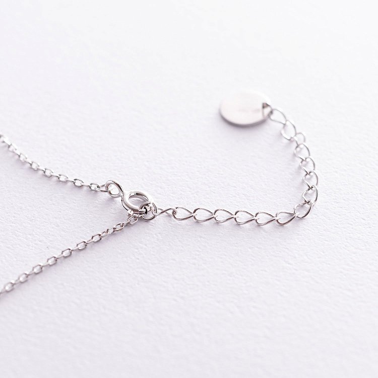 Срібне кольє з хрестиками ?  18941 від ювелірного магазину Онікс - 4