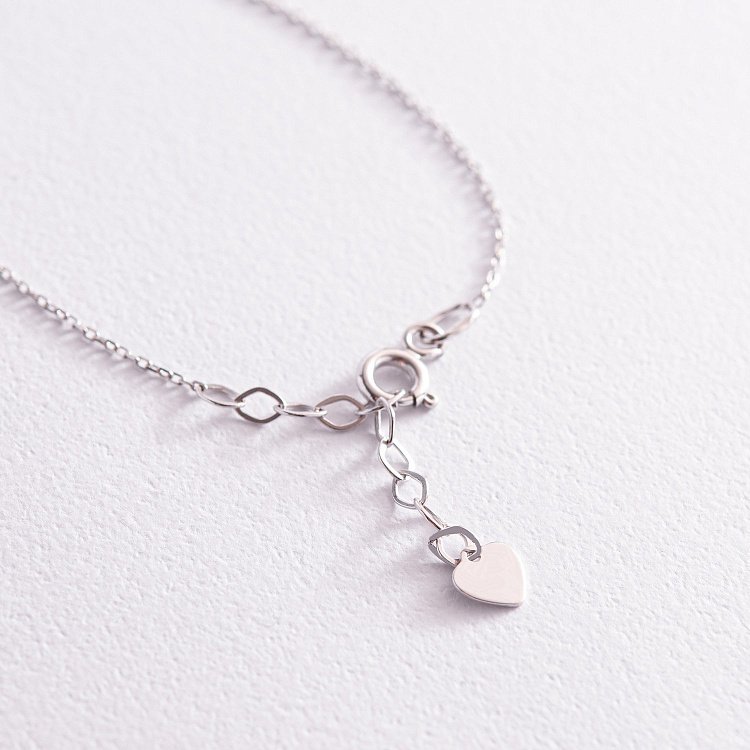 Браслет "Лунница" в белом золоте б05086 от ювелирного магазина Оникс - 4