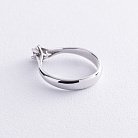 Помолвочное золотое кольцо с бриллиантом 22601521 от ювелирного магазина Оникс - 3
