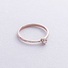 Помолвочное кольцо с бриллиантами (красное золото) 229332421 от ювелирного магазина Оникс - 2
