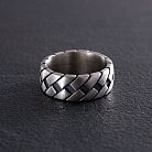 Серебряное кольцо "С принтом шин" 112688 от ювелирного магазина Оникс - 9