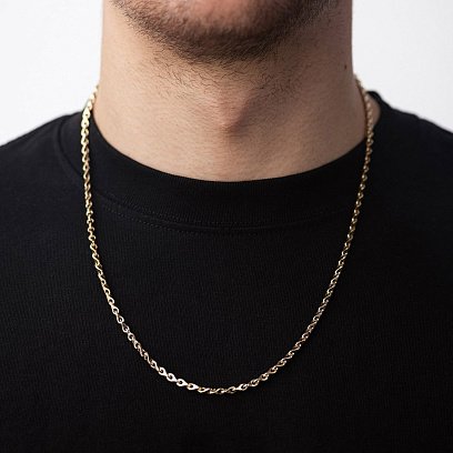 Чоловічий золотий ланцюжок ц00531 №4