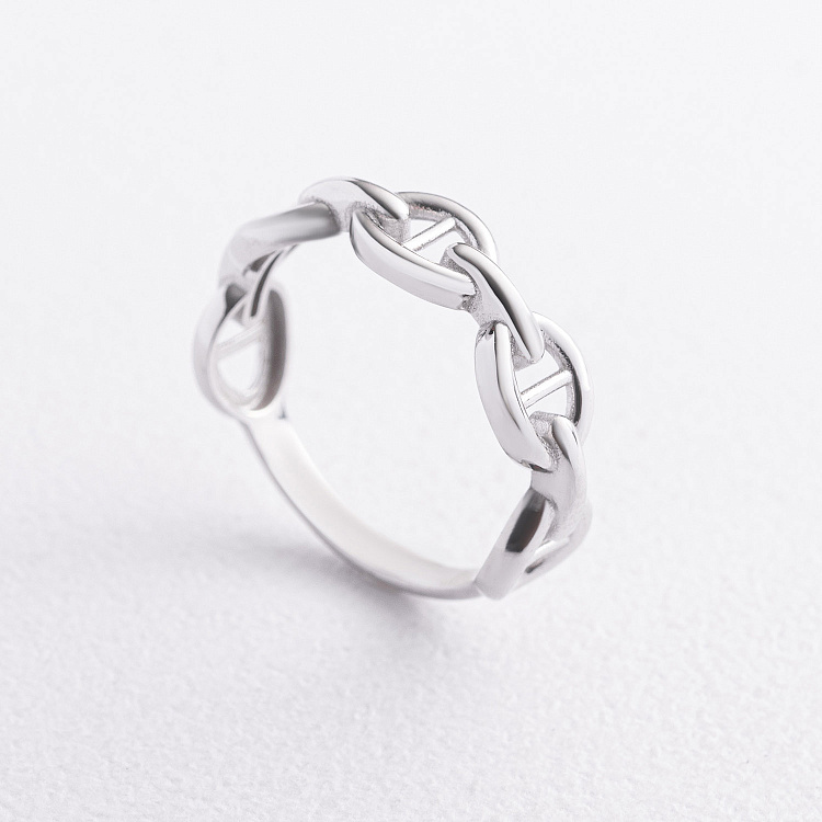 Кольцо "Helen" в белом золоте к08532 от ювелирного магазина Оникс - 1