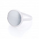 Серебряное кольцо (им.улексит) 112101 от ювелирного магазина Оникс
