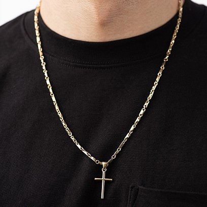 Мужская золотая цепочка ц00532 №2