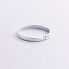 Кольцо с бриллиантом в белом золоте кб0553м от ювелирного магазина Оникс - 2