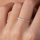 Золотое кольцо с дорожкой камней (бриллианты) кб0452ca от ювелирного магазина Оникс - 1