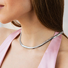 Серебряная цепочка (снейк) 4мм 15230-4 от ювелирного магазина Оникс - 5