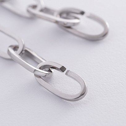 Серебряный браслет "Цепочка" (глянцевый) 141649 №5