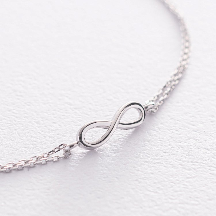 Золотий браслет "Нескінченність" б04689 від ювелірного магазину Онікс - 2