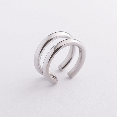 Серебряное кольцо "Line" 7460род №2