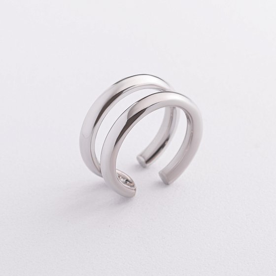 Серебряное кольцо "Line" 7460род №3