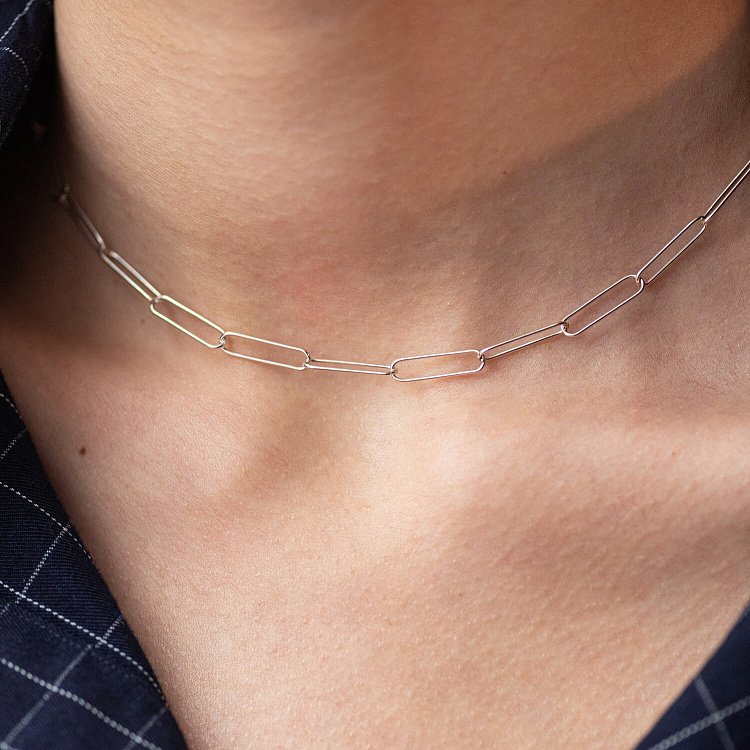 Серебряное колье "Аврора" 181197 от ювелирного магазина Оникс - 6