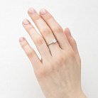 Золотое помолвочное кольцо (бриллианты) кб0203lg от ювелирного магазина Оникс - 3