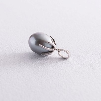 Золотий кулон з перлиною п03470