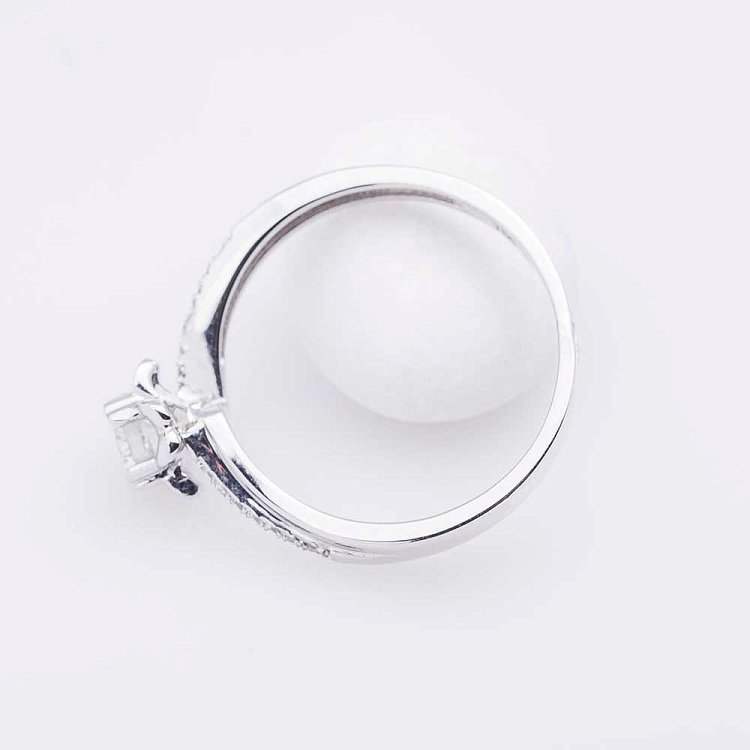 Помолвочное кольцо с бриллиантами к0003sh от ювелирного магазина Оникс - 2