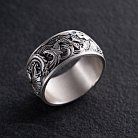 Серебряное кольцо "Карп и волны" 7021 от ювелирного магазина Оникс - 7
