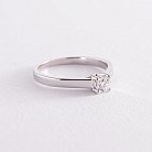 Помолвочное золотое кольцо с бриллиантом кб0396z от ювелирного магазина Оникс - 6