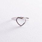 Серебряное кольцо "Сердечко" 112678 от ювелирного магазина Оникс