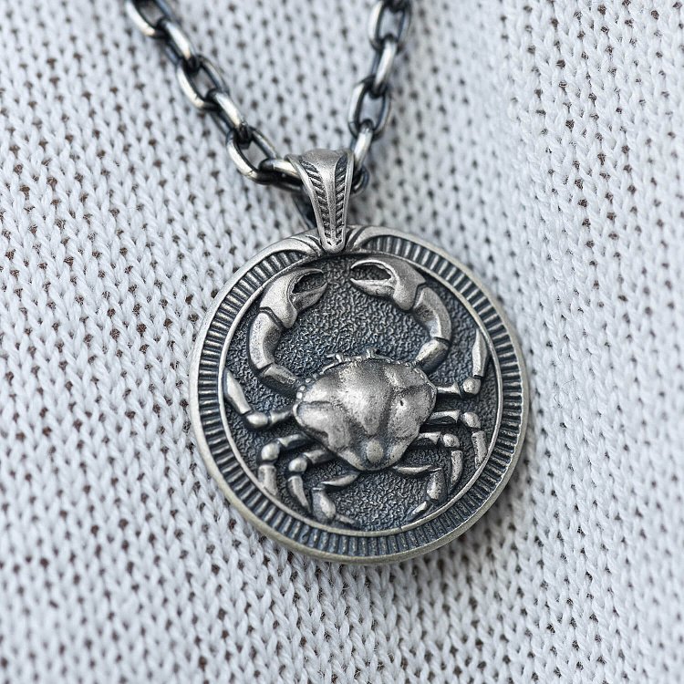 Серебряный кулон "Знак зодиака Рак" 133200рак от ювелирного магазина Оникс - 3