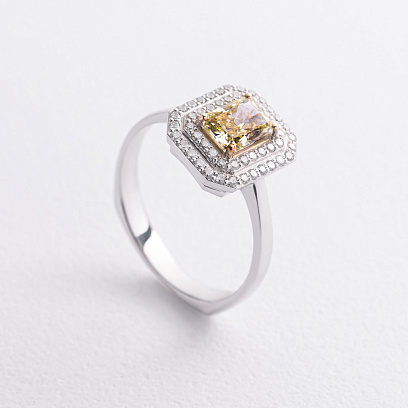 Золотое кольцо с бриллиантами 245141121