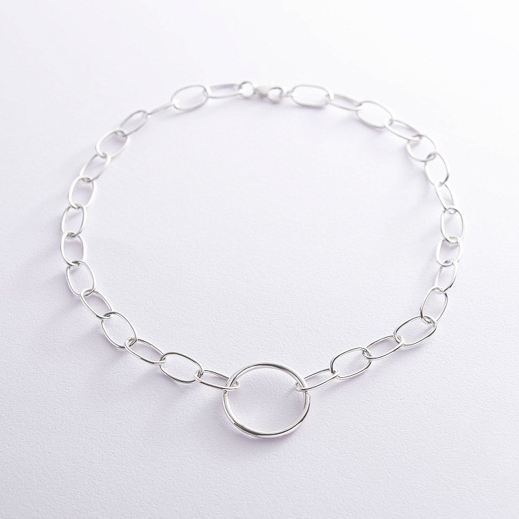 Кольє "Кругообіг" в сріблі 181047 від ювелірного магазину Онікс - 13