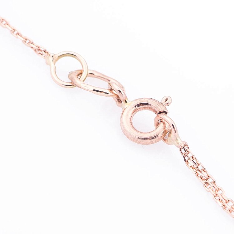 Золотой слейв браслет "Клевер и бесконечность" б02937 от ювелирного магазина Оникс - 3