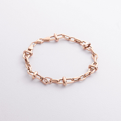 Браслет "Camila" в красном золоте б05646