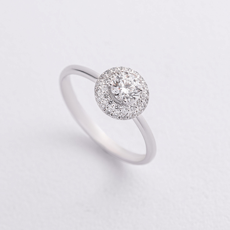 Золота каблучка з діамантами 245011121 від ювелірного магазину Онікс