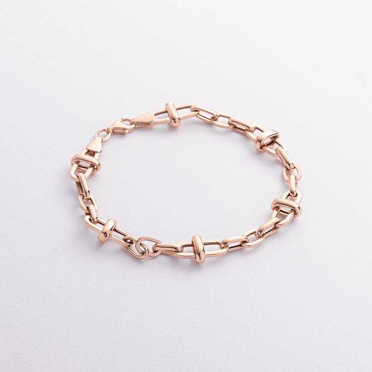 Браслет "Camila" в красном золоте б05646 от ювелирного магазина Оникс