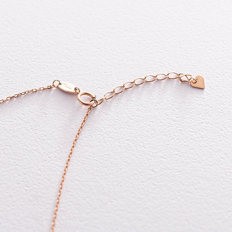 Золоте кольє з фіанітами кол01412 від ювелірного магазину Онікс - 2