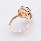 Золотое кольцо с фианитами к04363 от ювелирного магазина Оникс - 1