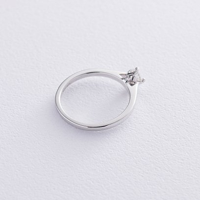 Золотое кольцо с бриллиантами кб0330lg №3