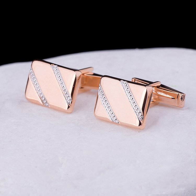 Золоті запонки зап00023 від ювелірного магазину Онікс - 3