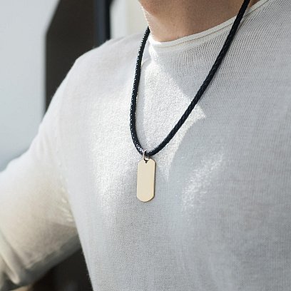 Большой жетон в белом золоте (возможна гравировка) п03735 №2