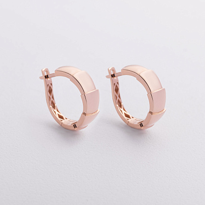 Золотые серьги "Змеи" с09590