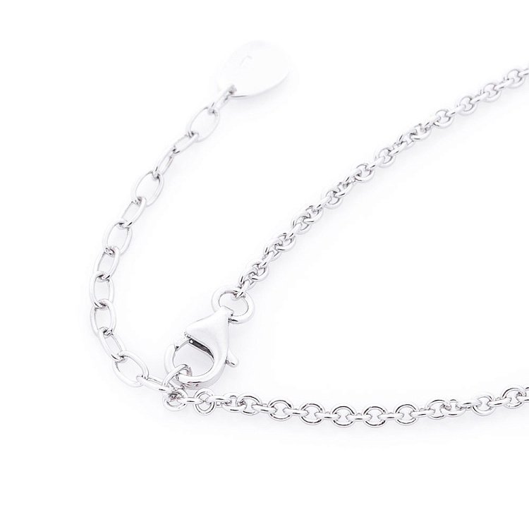 Серебряное колье (культ. пресн. жемчуг, фианит) 18710 от ювелирного магазина Оникс - 1