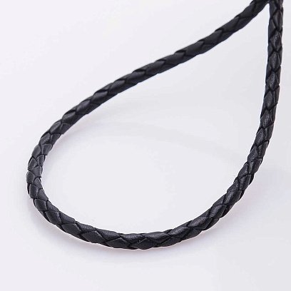 Шкіряний шнурок "Спаси і збережи" зі срібною застібкою "Рибка" (3 мм) 18154 №3