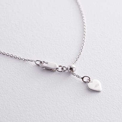 Кольє "Герб України - Тризуб" у сріблі 4056 №10