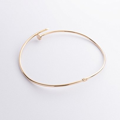 Кольє "Цвях" у жовтому золоті кол02530 №5