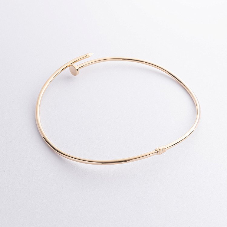 Кольє "Цвях" у жовтому золоті кол02530 від ювелірного магазину Онікс - 4