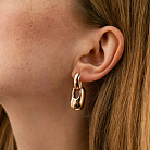 Серьги "Nicoletta" в красном золоте с09149 от ювелирного магазина Оникс - 3